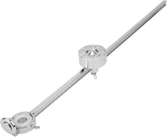 Cutter Guide, Cutting Torch Circle Compass Stainless Steel Oxygen Welding Cutting Tool Torch Compass Roller Guide Cutting Roller Guide Wheel with Scale Ruler Fit for G01-100
