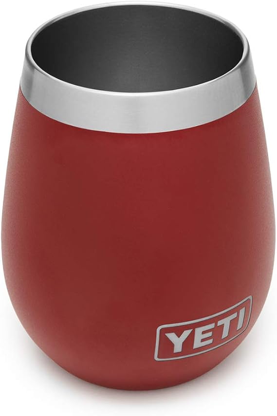 YETI Rambler 10 oz Wine Tumbler, Vacuum Insulated, Stainless Steel, NO LID