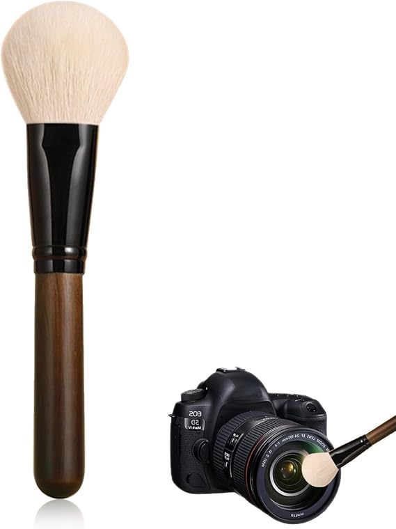 Lens Brush Camera Cleaning Kit for Lenses and Screen Goat Hair Cleaner Pen for DSLR Camera Computer Screen Soft Brush Cleaner Kit for Dust Removal and Lens Maintenance