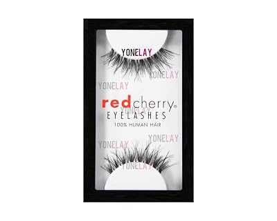 Red Cherry False Eyelashes Pack of 10 pairs DW
