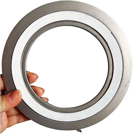 GemmySeal Spiral Wound Gasket with 316SS Inner&Outer Ring,PTFE Filled,5Pcs 3'' DN80-1500lb