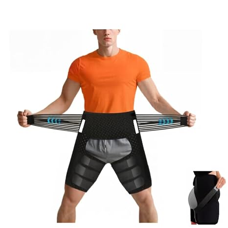 Thigh Compression Sleeve Hip & Groin Wrap Support Hamstring(Medium)