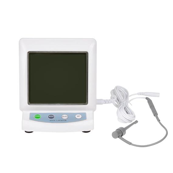 High-Precision Apex Locator Root Canal Finder LCD Display Screen Endodontics Root Canal Meter YS-RZ-B, White