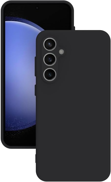 Siyah Tecno Spark 40 Pro ile Uyumlu Kılıf Silikon Rubber Telefon Kılıfı ve Kabı Darbe Emici, İnce ve Yumuşak Dokulu, Kaymaz Tasarım