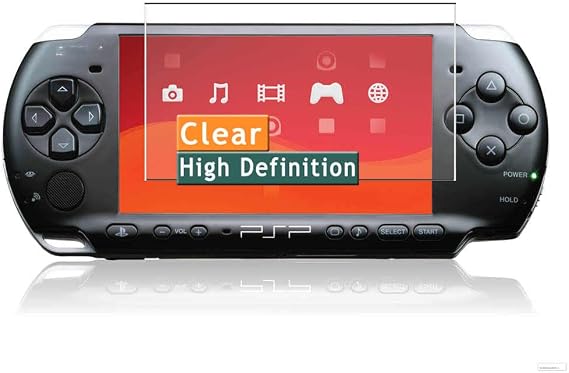 3-Pack Screen Protector, compatible with SONY PSP 3000 PSP3000 TPU Film Protectors Sticker [ Not Tempered Glass ], Transparent