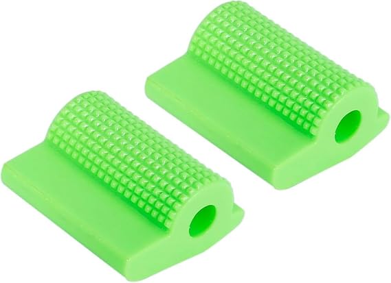 2pcs Universal Green Gear Shifter Protector Cover for Motorcycle Automotive Parts