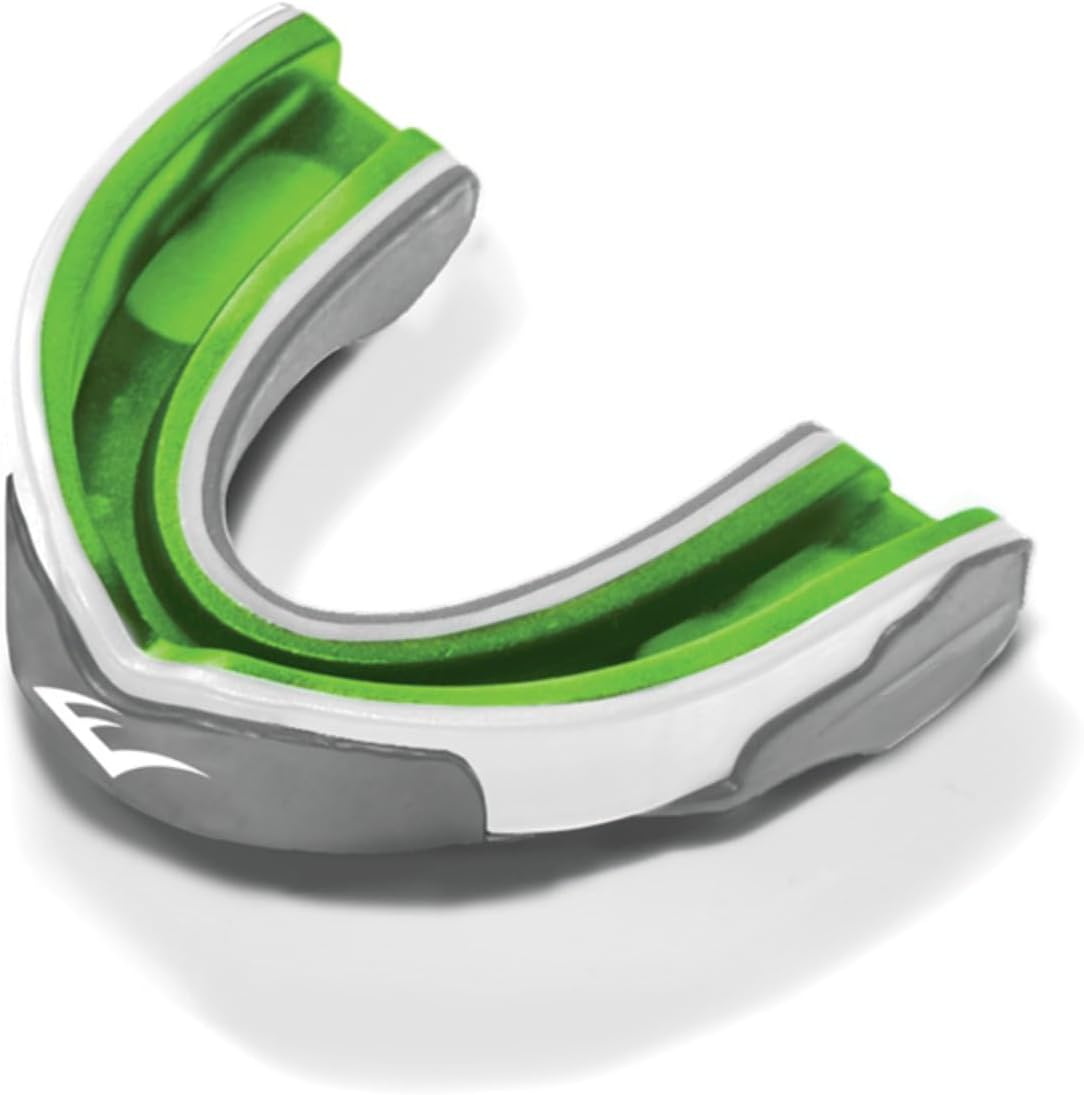 Everlast Evergel Single Mouthguard, Green/Grey