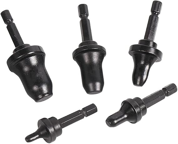 5PCS/Set 3/4 5/8 1/2 3/8 1/4 Imperial Tube Pipe Expander Support For Air Conditioner Conditioning Swaging Tool Flaring Spin Set