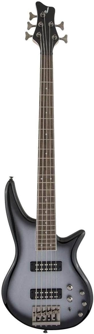 Jackson JS Series 5-String Spectra Bass JS3V, Silverburst, Laurel Fingerboard