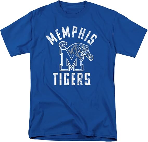 Collegiate Large Distressed Logo Unisex Adult T Shirt Collection 3