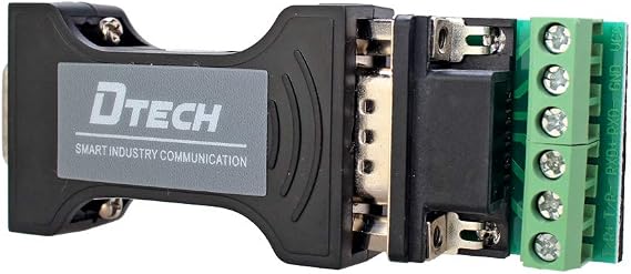 DTECH RS232 to RS485 RS422 Serial Communication Data Converter Adapter Mini-Size