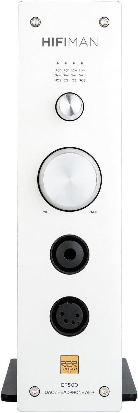 HIFIMAN EF500 Desktop Balanced Headphone DAC& Amplifier with HYMALAYA R2R LE, 6.35mm/XLR/RCA Output for Home Audio, with Support for Streaming Media