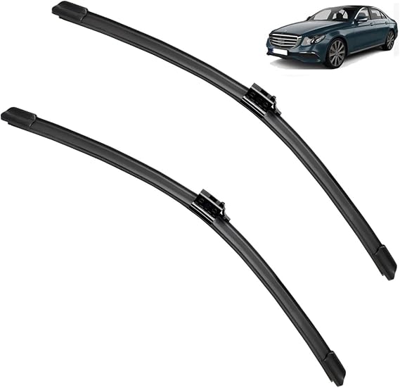 Wiper LHD Front Wiper Blades Compatible with Mercedes Benz E-Class W213 S213 2016-2023 Windshield Windscreen Window Brush 24"+22"