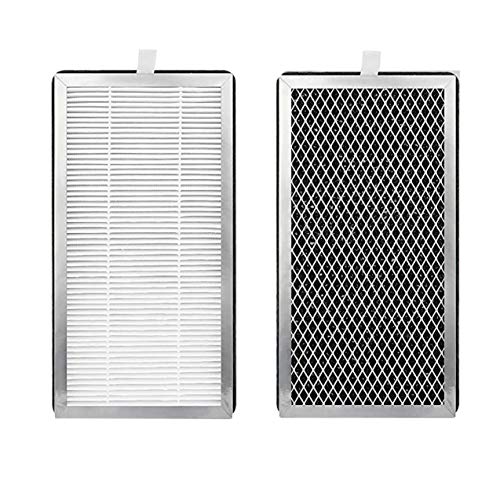 Fette Filter - Premium True Hepa H13 Replacement Filter Compatible with MA Air Purifer 15 with 3 Stage Filtration System for models 15-W1 15-S1 15-B1 15-W2 15-S2 15-B2 Pack of 2
