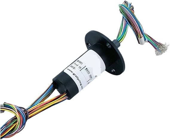 Capsule Slip Rings Capsule Slip Ring OD 12-22mm 2amp Standard Parts Conductive Slip Ring(12 Diameter 18 Wire 2 amp.)
