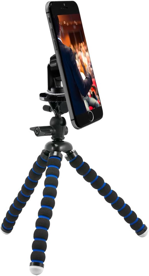 Arkon 11 inch Tripod Mount with Magnetic Phone Holder for Streaming Live Video Retail Black