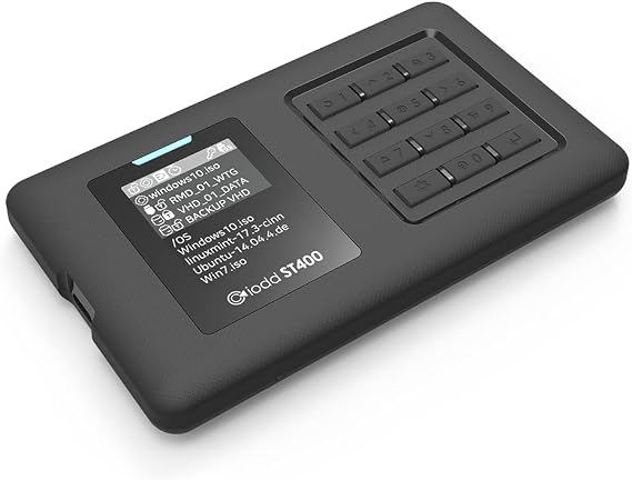 ST400 2.5 inch Enclosure/USB-C/Bootable Virtual ODD&HDD / AES256 Encryption Max up to 76 Digits/Write Protect / 2541(ST400/USB-C Type/Next Gen Model) Made in Korea