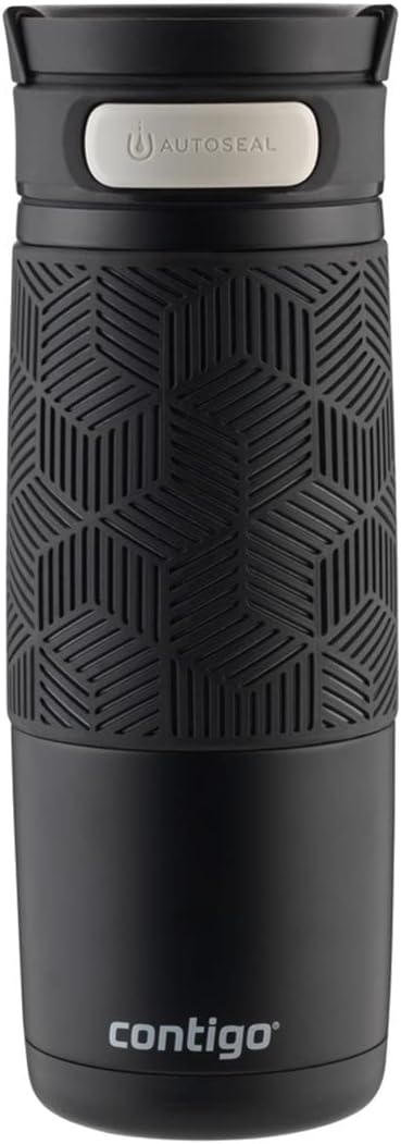 Contigo Üniseks Metra/Transit Termos Bardak, 470 ml, Mat Siyah