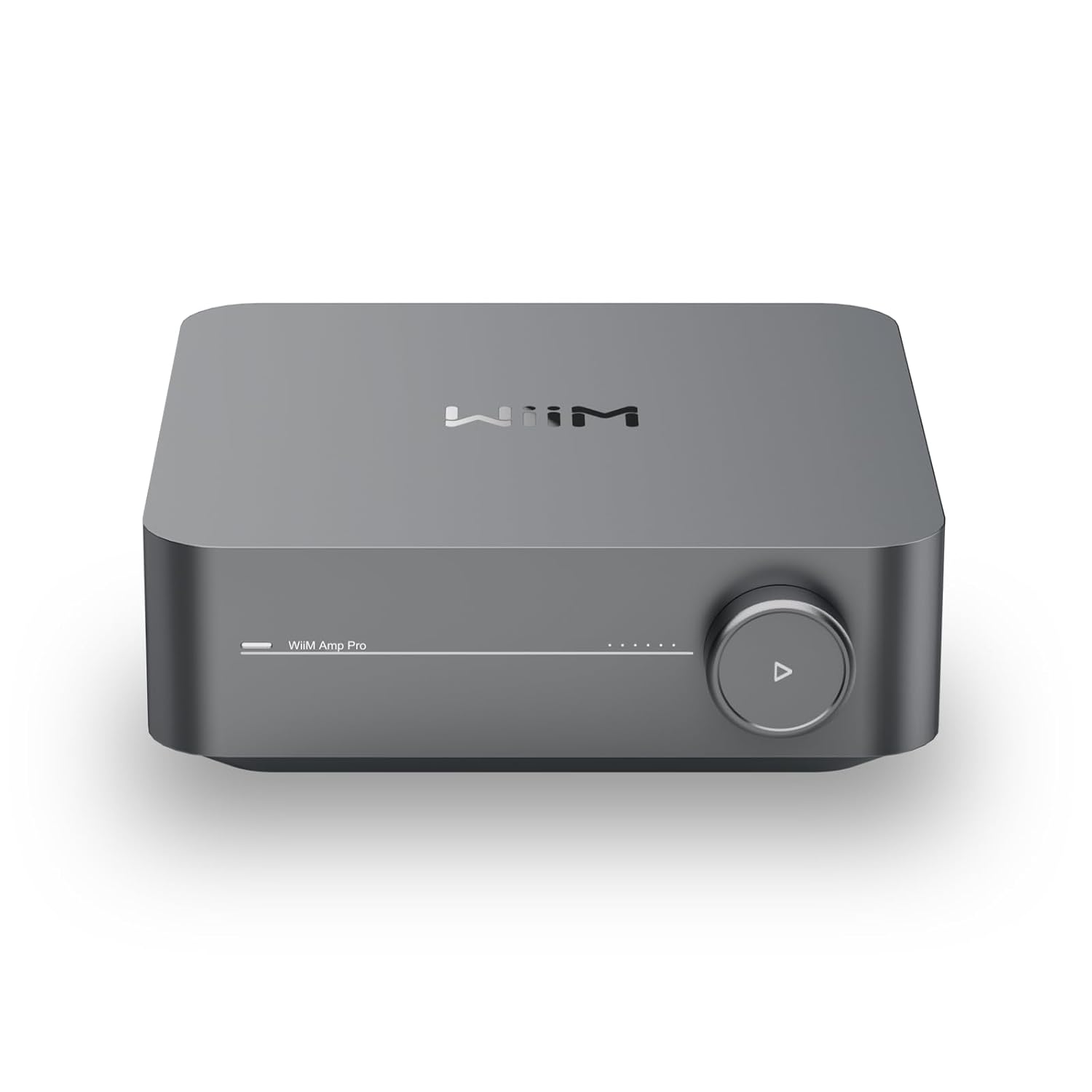 WiiM Amp Pro: Çok Odalı Akış Amplifikatörü | Google Cast, Alexa ile Uyumlu | HDMI, Ses Kontrolü | Spotify, Amazon Müzik, Gelgit ve Daha Fazlasından Akış - Koyu Gri