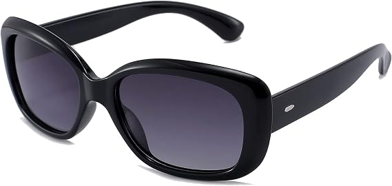 Dollger Polarized sunglasses for women men dark Trendy Square big sun glasses UV Protection For Driving rectangle Frame