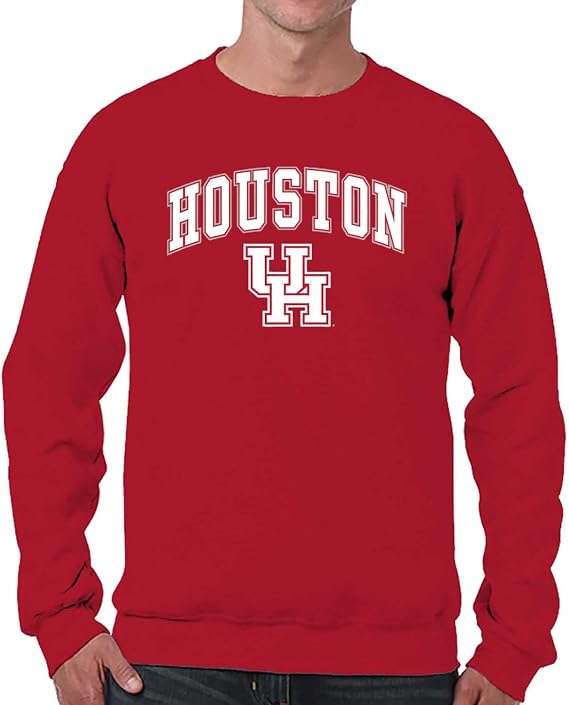 NCAA College Sweatshirt Fleece Crewneck Pullover for Men and Women