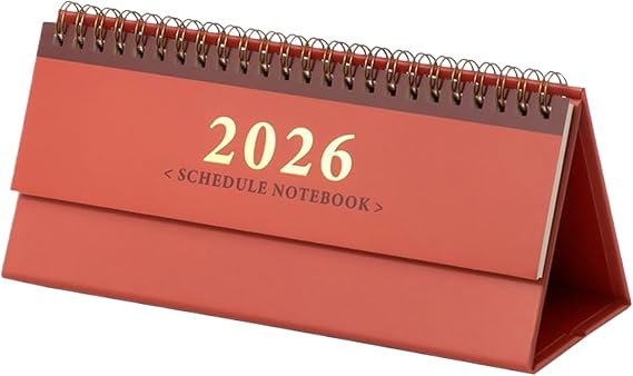 Monthly Desk Calendar, Daily Student Planner 2026 Desk Calendar, Daily Planner for Homeschooling, Office Room, Student Dorm, Studio, Lessons, Kitchen Organisation