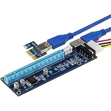 SEDNA - PCI-E 1X to 16X Riser Card Extender with USB and Power Cable