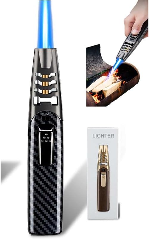 Fire Blaze Lighter, Fireblaze Electric Lighter, Bright Blaze Torch Lighter, Powerful Adjustable Flame Dual-Arc Torch Lighter With Safety Lock, Flame Adjustable Size Refillable,boyfriend Gifts, Birthda