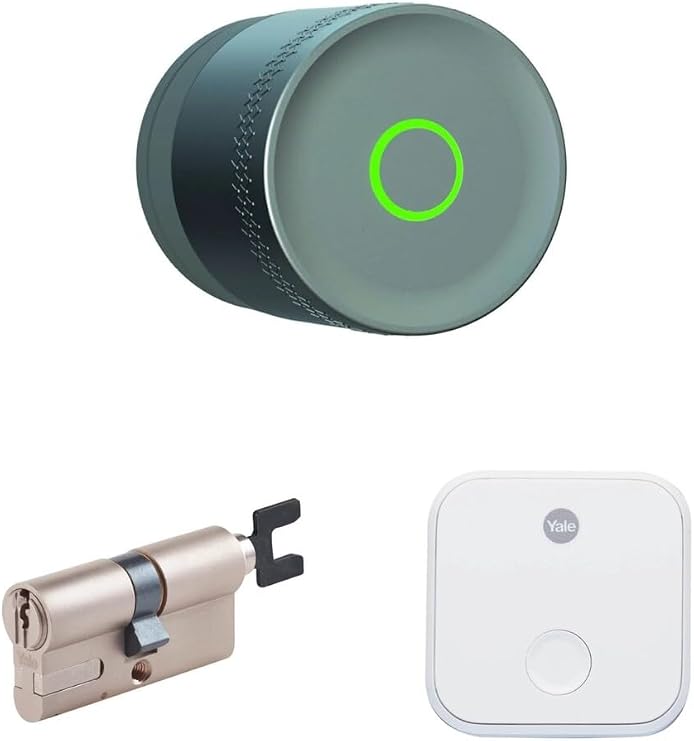 Yale Linus L2 Lite Akıllı Kilit Seti Gümüş Barel Ve Wi-Fi Köprüsü