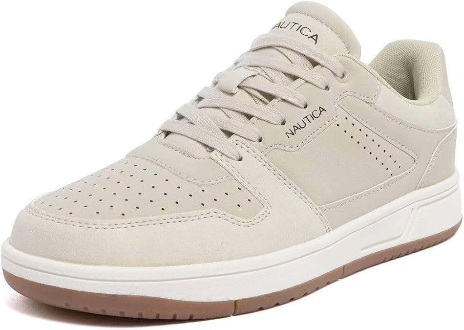 Nautica Men's Classic Low-Top Casual Sneakers
