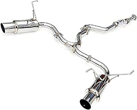 Invidia (HS15STIGTP) N1 Stainless Steel Tip Dual Cat-Back Exhaust System for Subaru WRX/STI