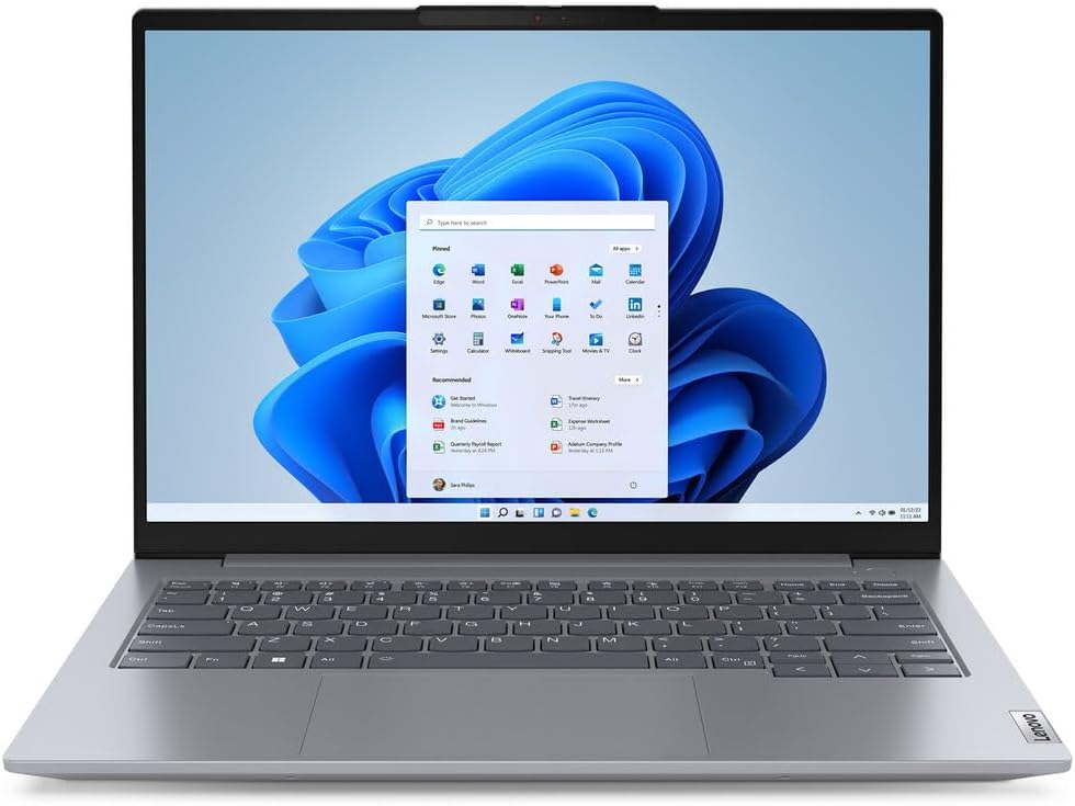 Lenovo ThinkBook 14 G7 IML Laptop 2025-14 WUXGA Touch Intel Graphics - Intel Ultra 7 155U 12 Cores - 32GB DDR5 2TB NVMe SSD - Backlit Keyboard Fingerprint Thunderbolt 4 Wi-Fi 6 - Win10 Pro 32GB USB