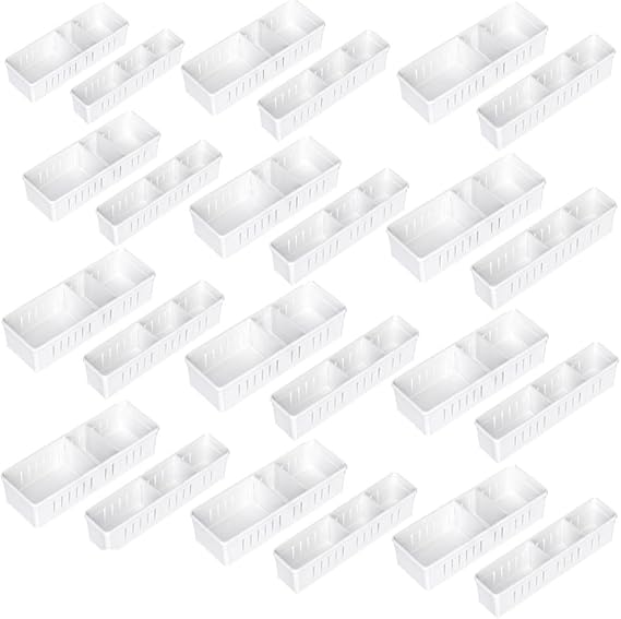 24 PCS Drawer Organizer Clothes