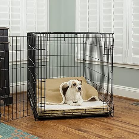 Snoozer Fully Washable Cozy Cave for Crates, 35" L x 22" W, Khaki (M)