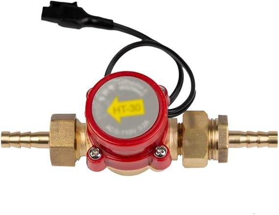 Cloudray Water Flow Switch Sensor DC 0-110V Caliber: 12mm HT-30 for Protecting CO2 Laser Tube