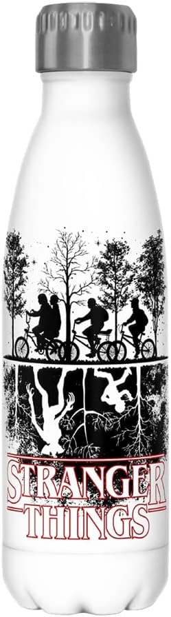 Netflix Stranger Things Upside down 17 oz Stainless Steel Bottle, Multicolor