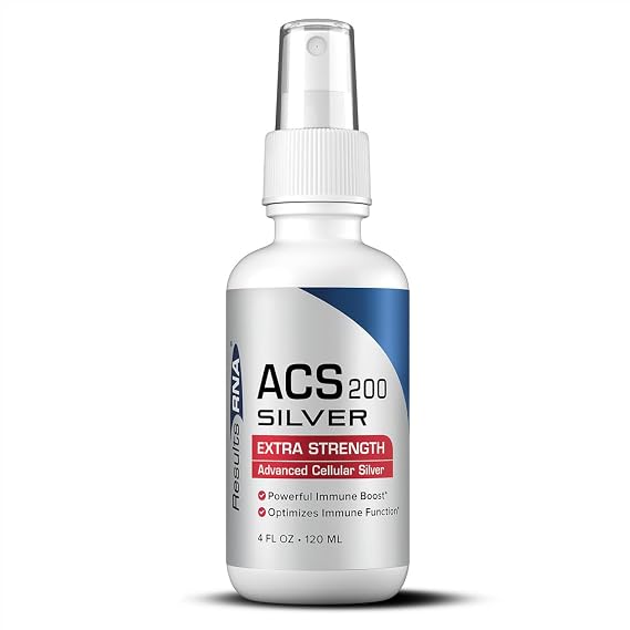 Results RNA - ACS 200 Silver Extra Strength Immune System Support Advanced Cellular Colloidal Silver Supercharges Your Immune System. Recommended by Doctors Worldwide ( 4 oz )