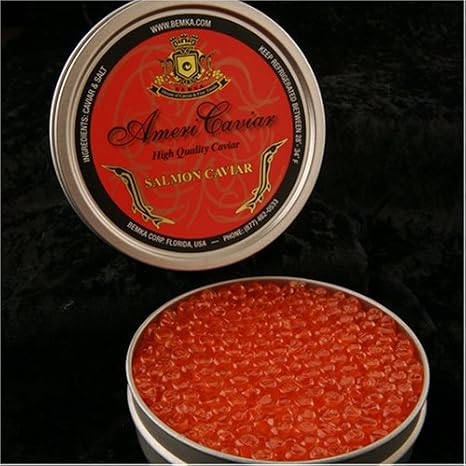 Salmon Caviar 35 oz - Ikura American Keta Sushi Grade