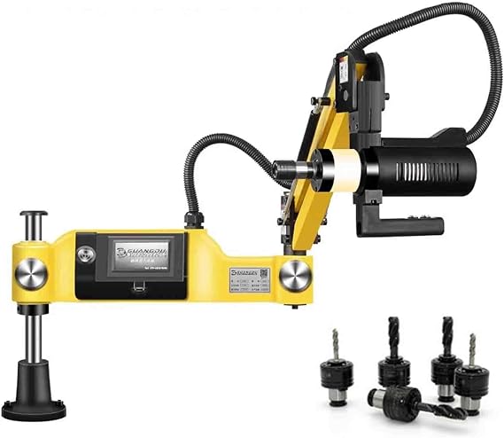 Electric Tapping Machine, M3-M16 tap Chuck 1000mm, Multi-Directional Electric Tapping Machine, Universal Flexible arm Drilling and Tapping Machine