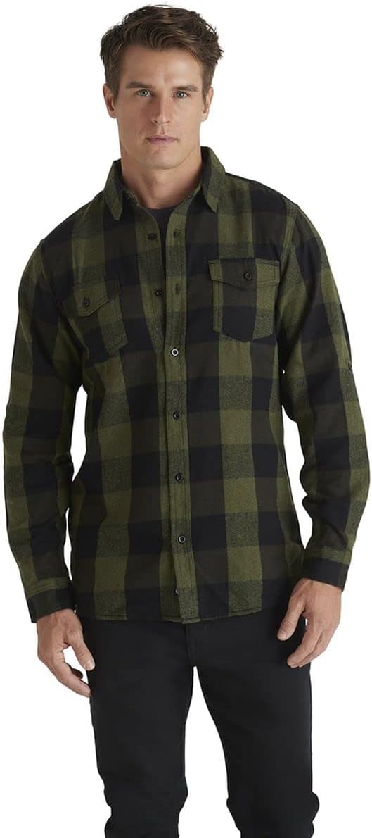 Burnside Men's Burnside Yarn-Dyed Long Sleeve Flannel Shirt