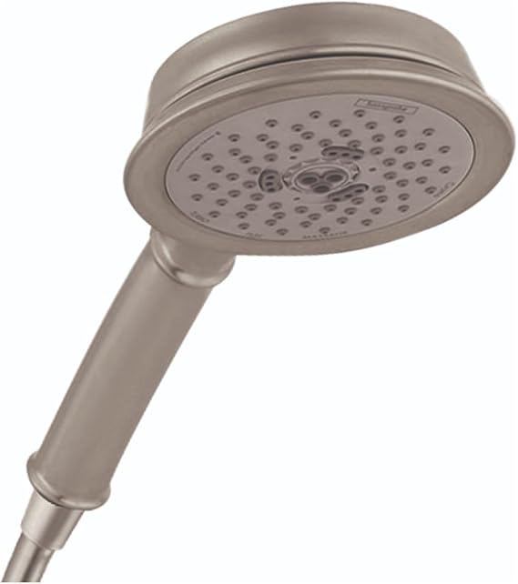 hansgrohe Croma 100 Classic Easy Install 5-inch Handheld Shower Head Classic 3 Full, Pulsating Massage, Intense Turbo 04072820