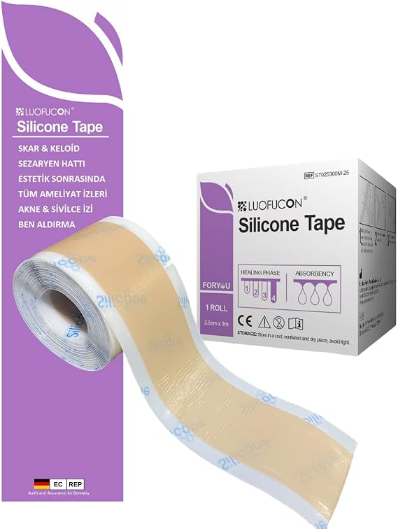 Luofucon Optisil Soft Silicone Tape Wound Burn Aesthetic Caesarean Section I Remove Acne Stitch Trace Remover