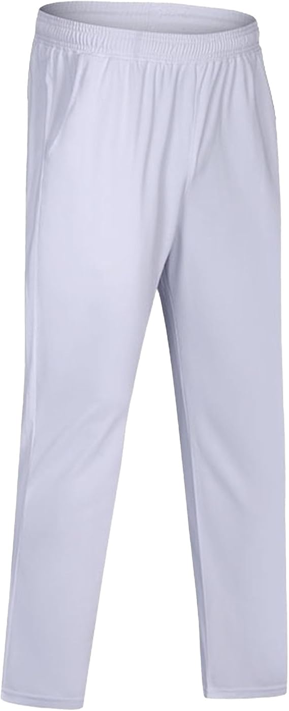 Men's Quick Dry Baggy Outdoor Athletic Pants Straight Leg Solid Comfort Trousers Stretch Summer Workout Pants