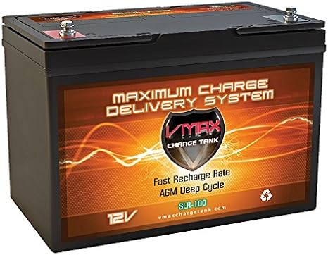 VMAX SLR100 12V 100ah Solar battery for Off-Grid Solar Systems AGM