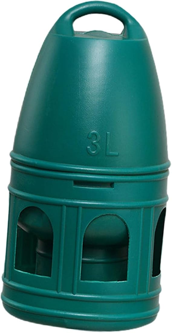 MagiDeal Bird Water Dispenser/Feeder, 3L, Green, Suitable for Parrots, Pigeons, Quail, Chickens, Ducks