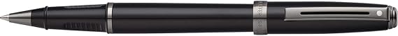 Sheaffer Prelude Gloss Black Rollerball Pen with Gun Metal Tone PVD Trim