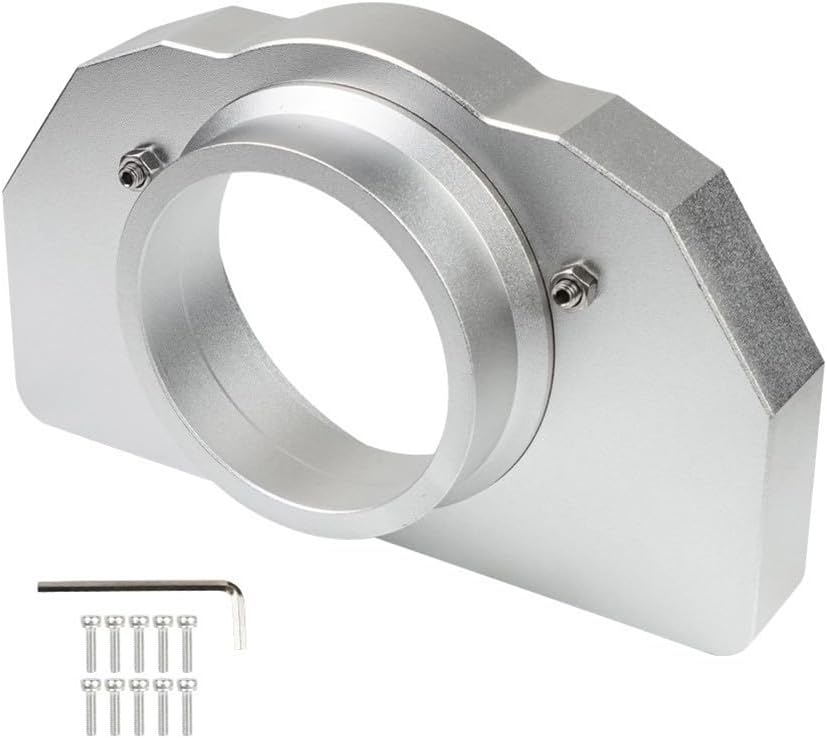 Steering Wheel Mount, Bearing Gaming for Logitech G27 G29, G920 G923 Aluminum Housing Bracket for Racing(Silver)