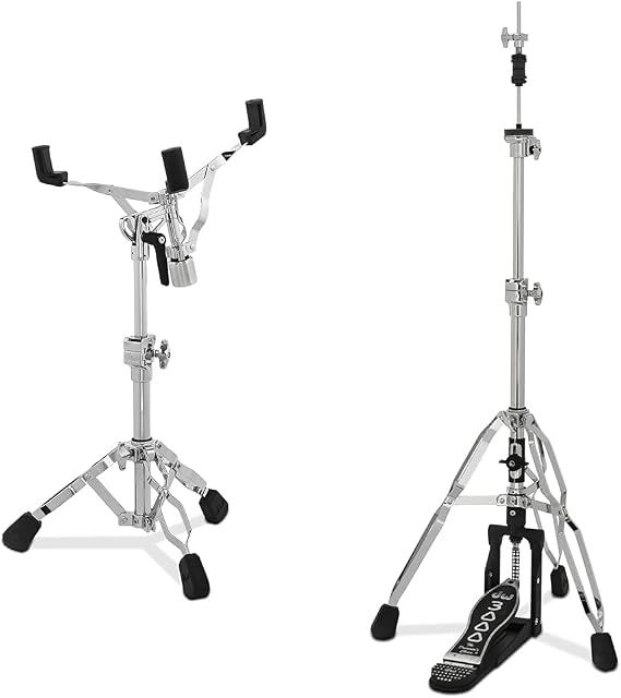 DW 3000 Series 3-Leg Hi-Hat Stand (DWCP3500A) and DW 3000 Series Snare Drum Stand (DWCP3300A)