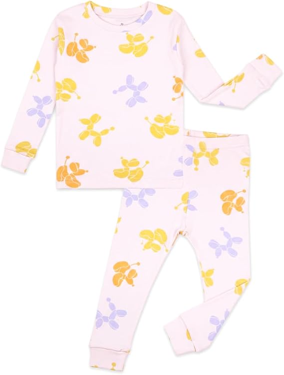 moimoln Sibling Matching 6M-8Y Cotton Modal Snug-Fit Pajamas Baby to Kids