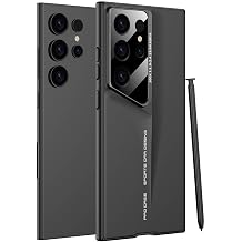 PSR Aksesuar Samsung Galaxy S Serisi Uyumlu Kılıf - Ultra İnce | Kamera Korumalı | Sert Rubber Procase Kapak (Siyah, Galaxy S25 Ultra)